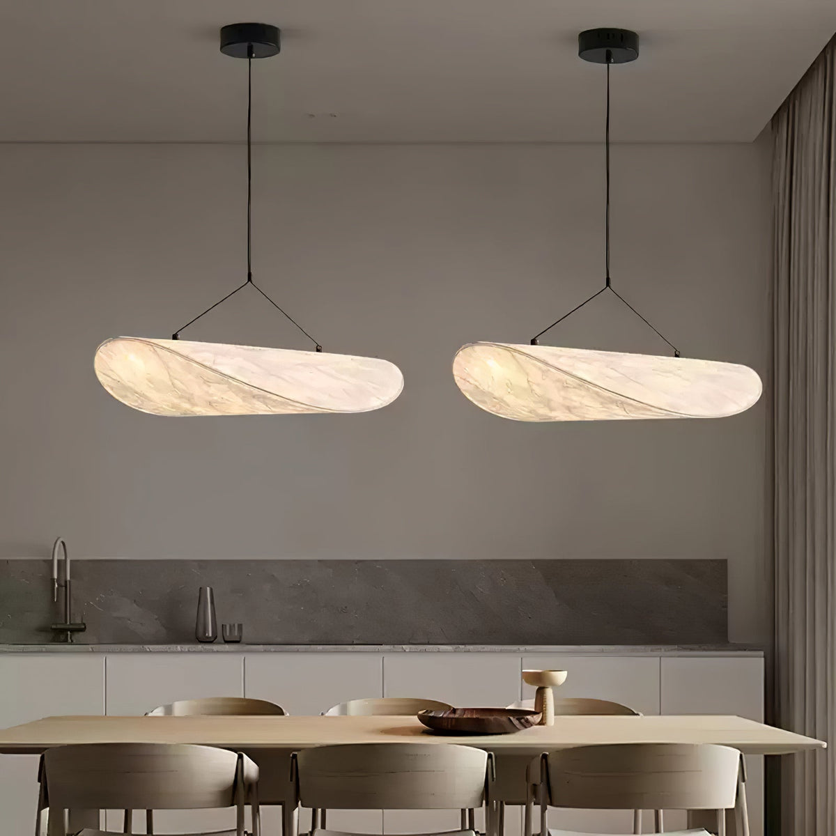 Silk Cloud Pendant Light, Large Fabric Chandelier, Dimmable
