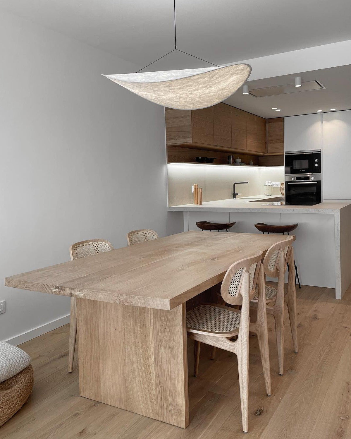Silk Cloud Pendant Light, Large Fabric Chandelier, Dimmable