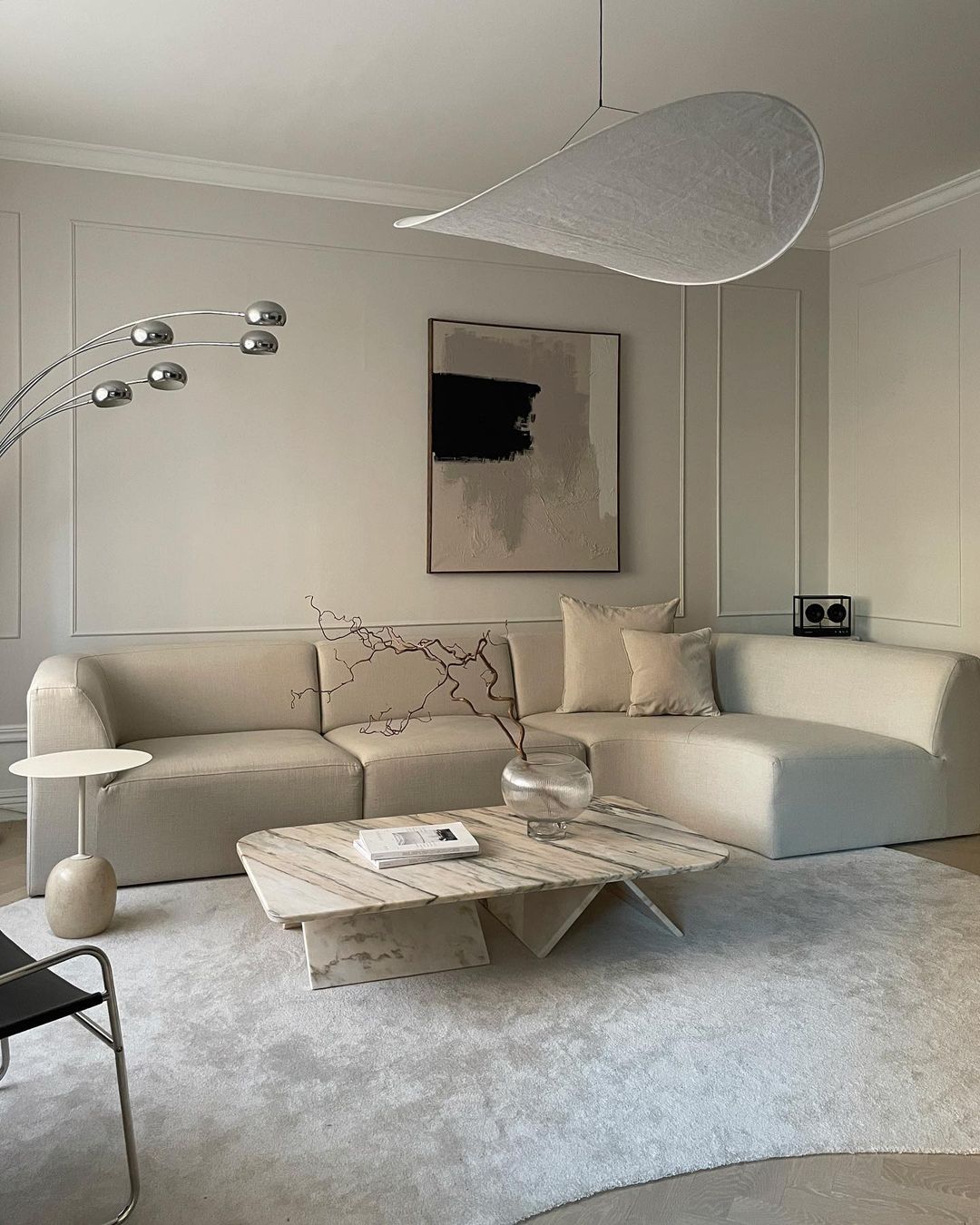 Disc Pendant Light, Floating Synthetic Paper Dining Lamp