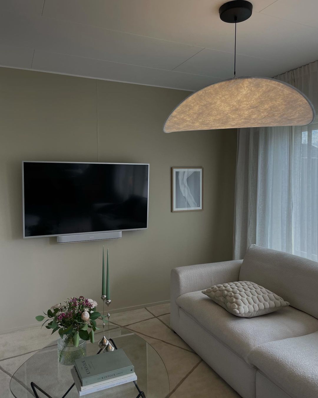 Silk Cloud Pendant Light, Large Fabric Chandelier, Dimmable