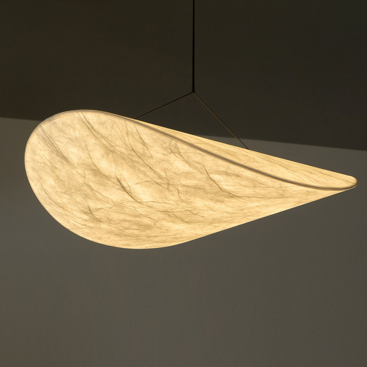 Silk Cloud Pendant Light, Large Fabric Chandelier, Dimmable