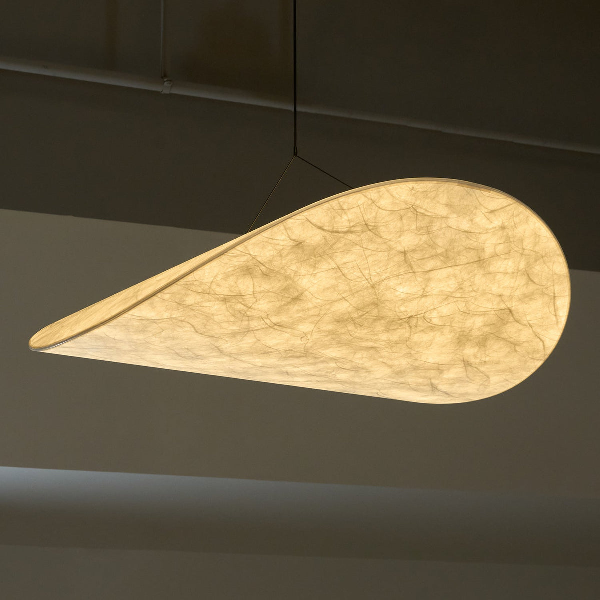 Silk Cloud Pendant Light, Large Fabric Chandelier, Dimmable