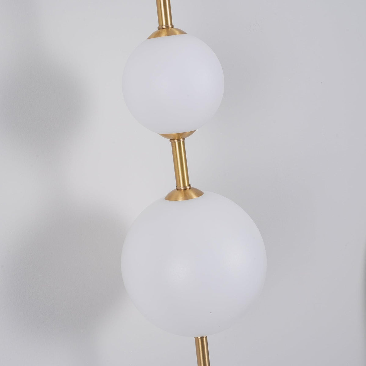 Stacked Globe Wall Sconce, Vertical LED Bathroom Wall Light