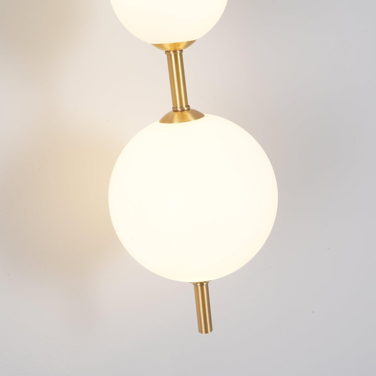 Stacked Globe Wall Sconce, Vertical LED Bathroom Wall Light