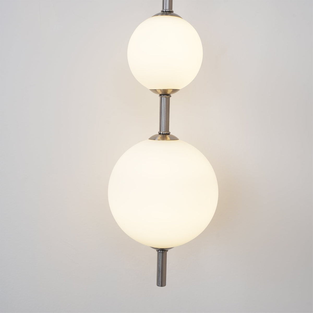 Stacked Globe Wall Sconce, Vertical LED Bathroom Wall Light