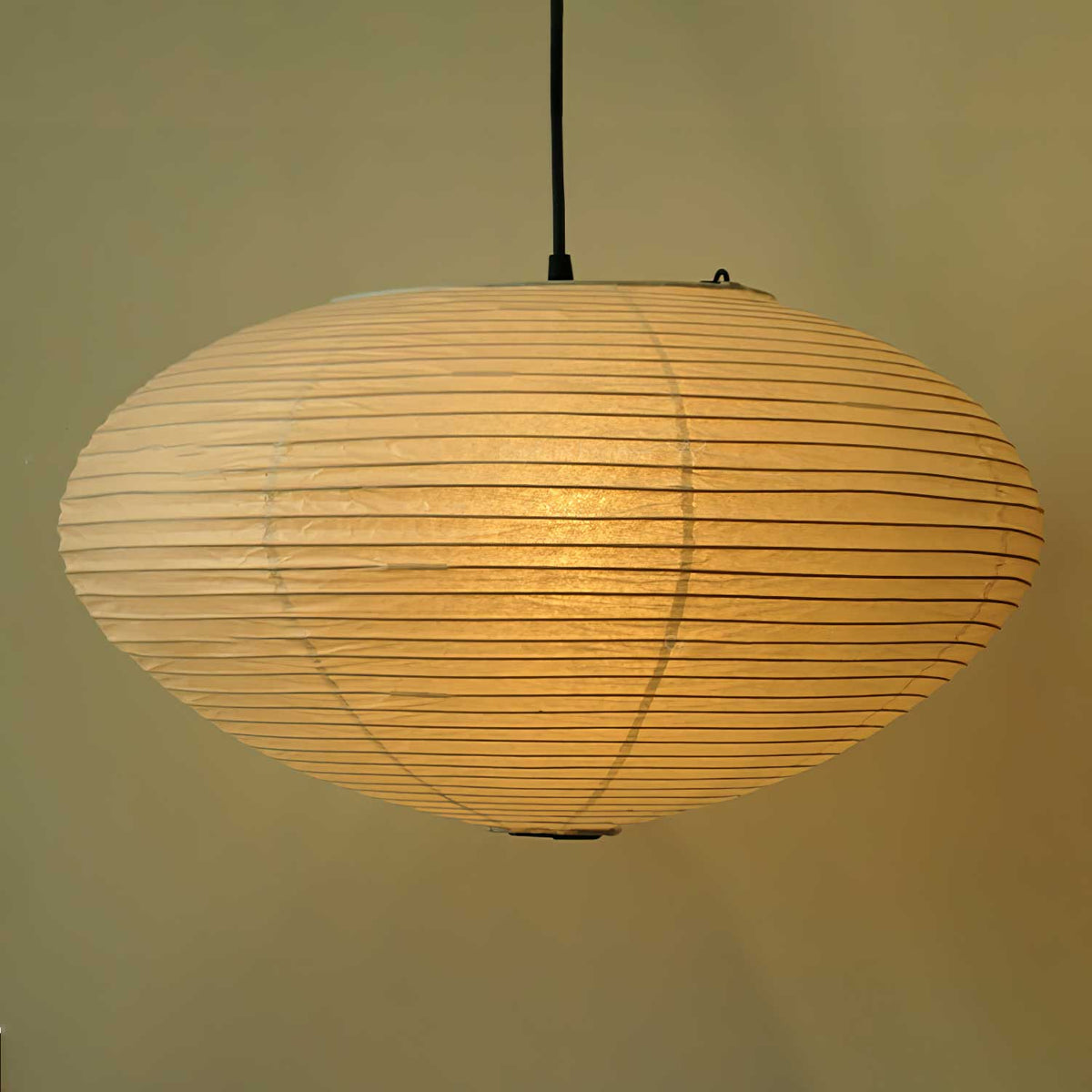 Washi Paper Lantern Pendant Light, Japandi Ceiling Lamp