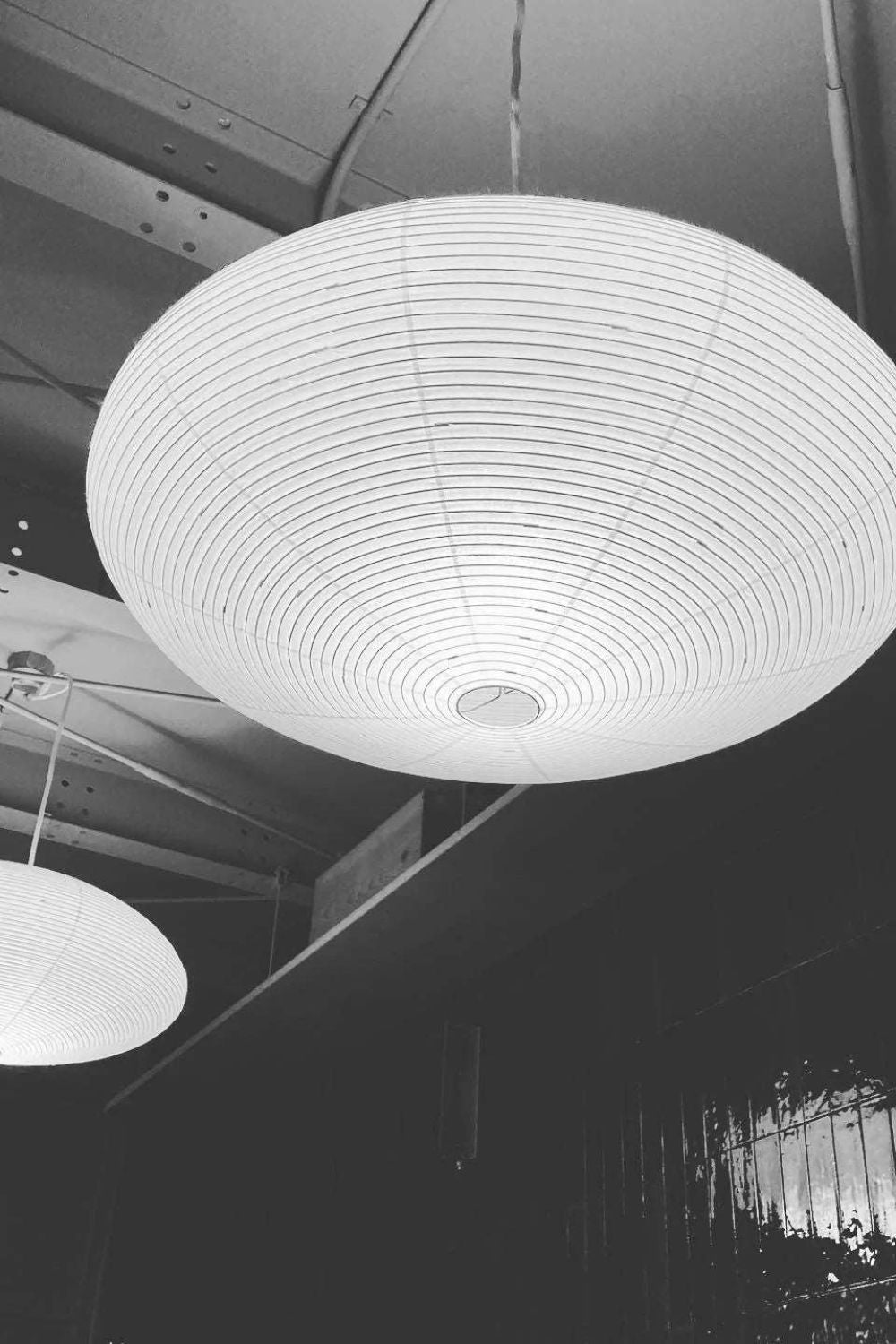 Washi Paper Lantern Pendant Light, Japandi Ceiling Lamp