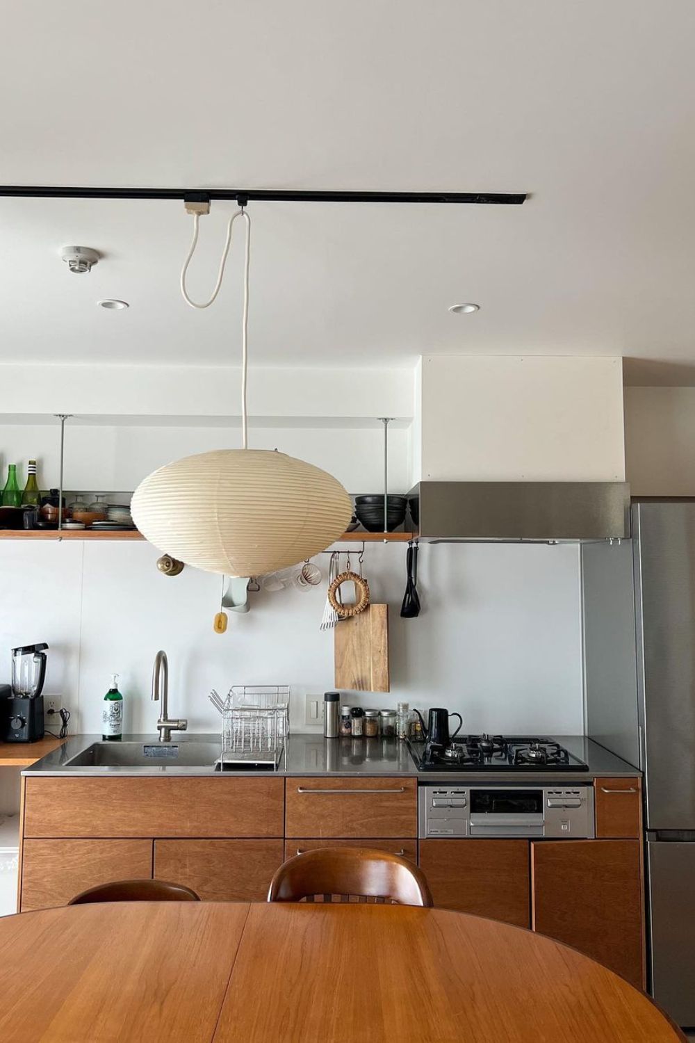 Washi Paper Lantern Pendant Light, Japandi Ceiling Lamp