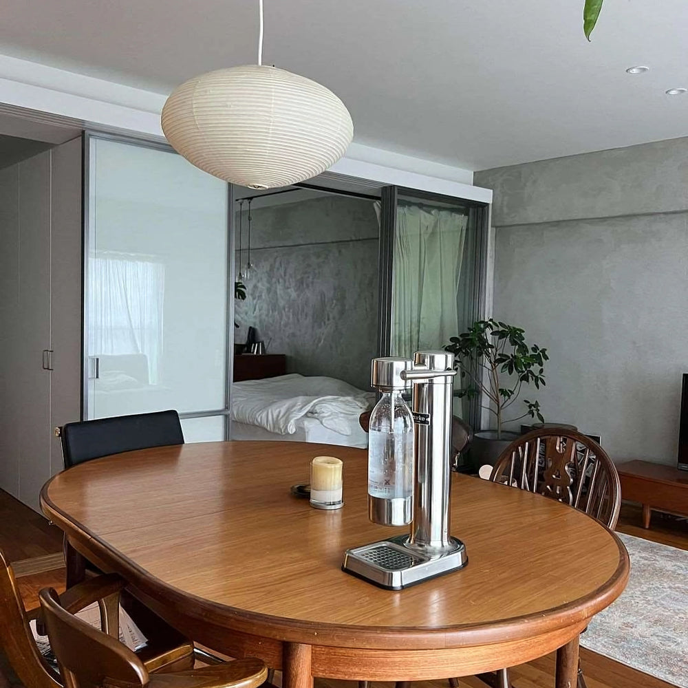Washi Paper Lantern Pendant Light, Japandi Ceiling Lamp