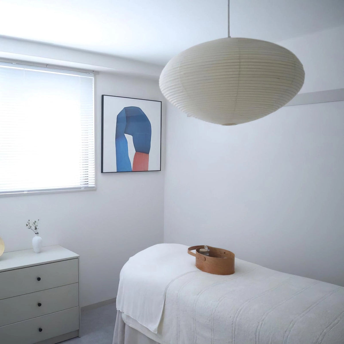 Washi Paper Lantern Pendant Light, Japandi Ceiling Lamp
