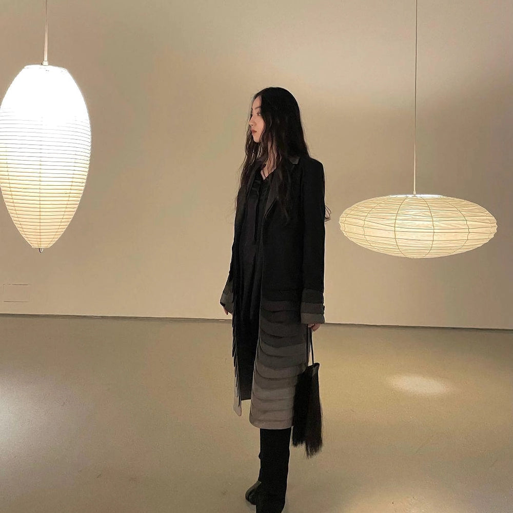 Washi Paper Lantern Pendant Light, Japandi Ceiling Lamp