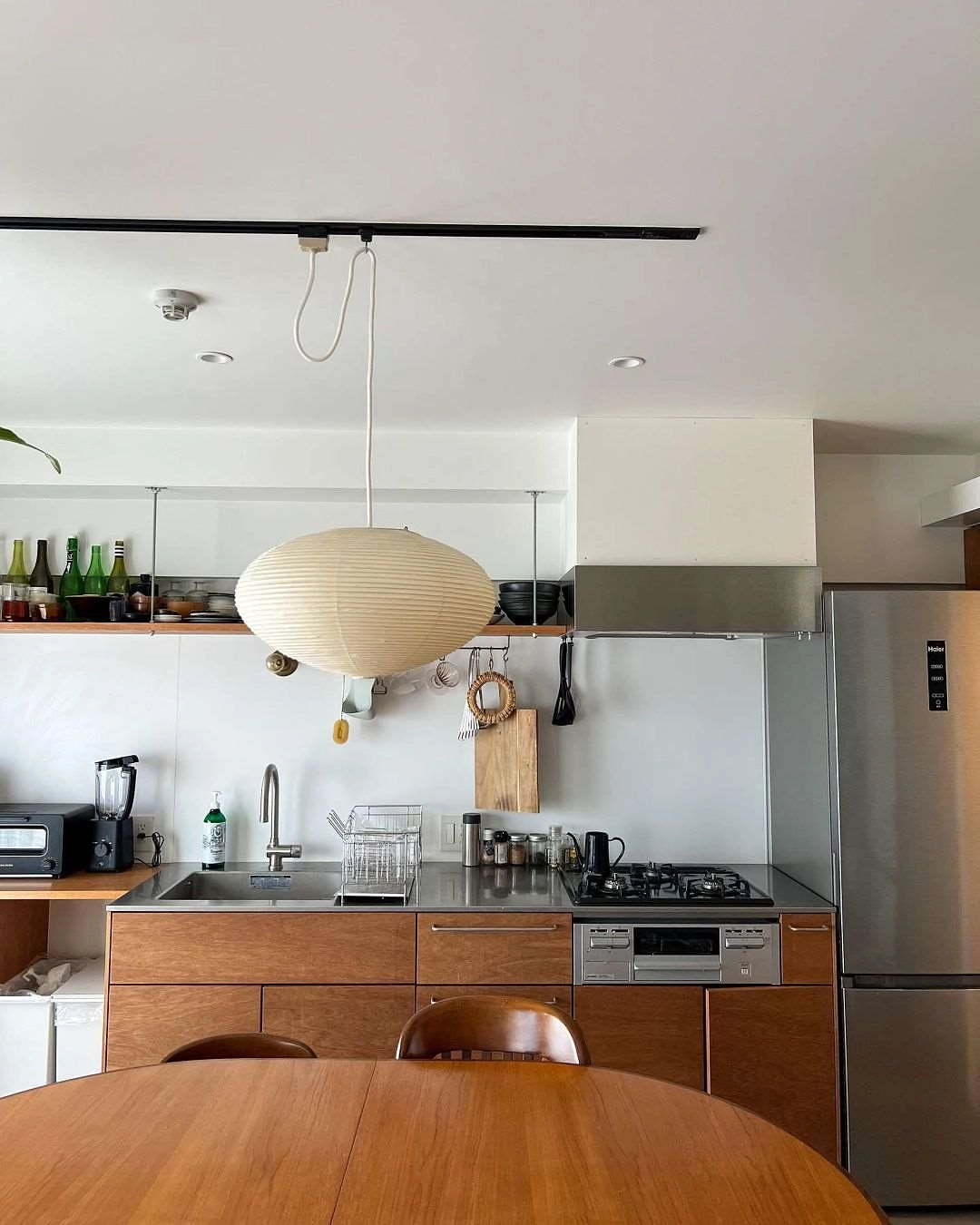 Washi Paper Lantern Pendant Light, Japandi Ceiling Lamp