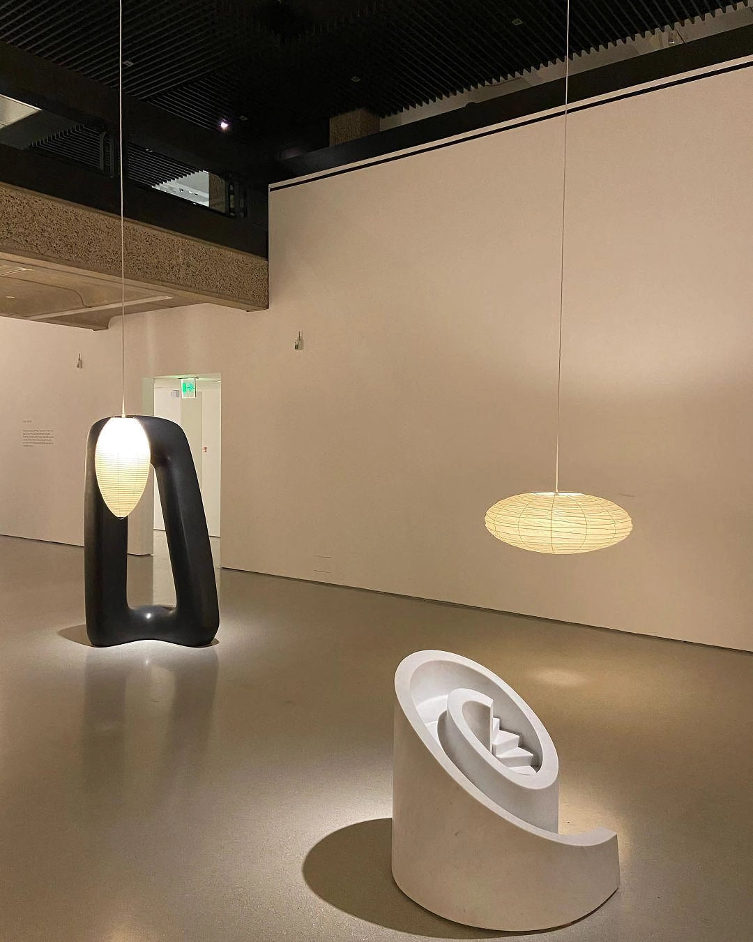 Washi Paper Lantern Pendant Light, Japandi Ceiling Lamp