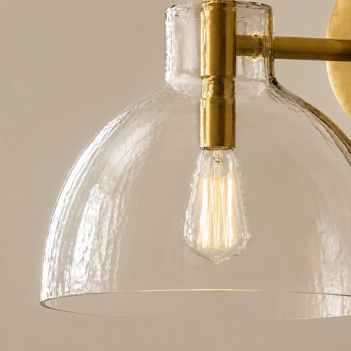 Glass Vanity Light, Hand-Blown Glass Wall Sconce, 1-3 Light