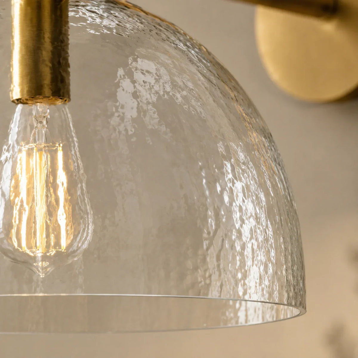 Glass Vanity Light, Hand-Blown Glass Wall Sconce, 1-3 Light