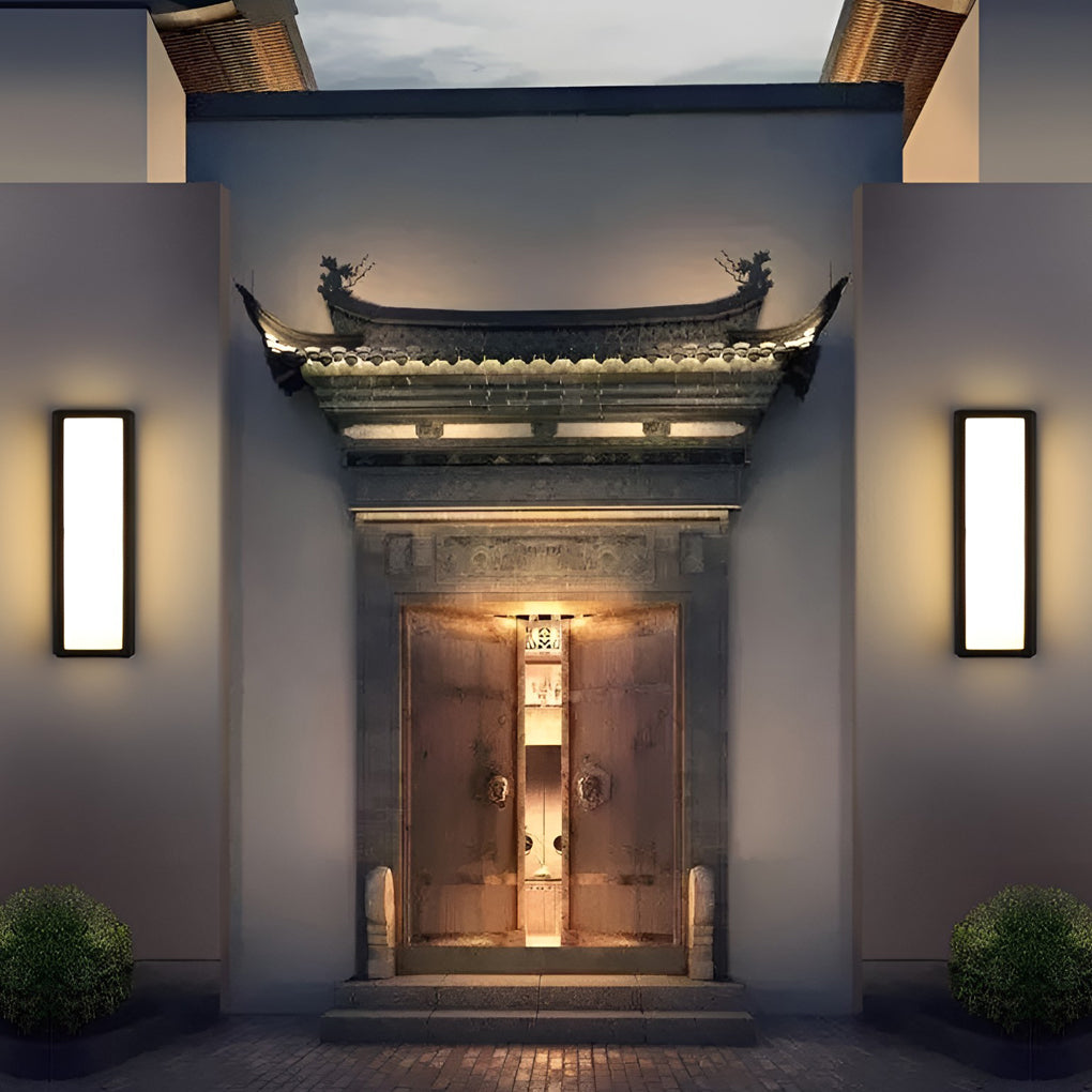 Outdoor Wall Light, Square Motion Sensor LED Porch Light