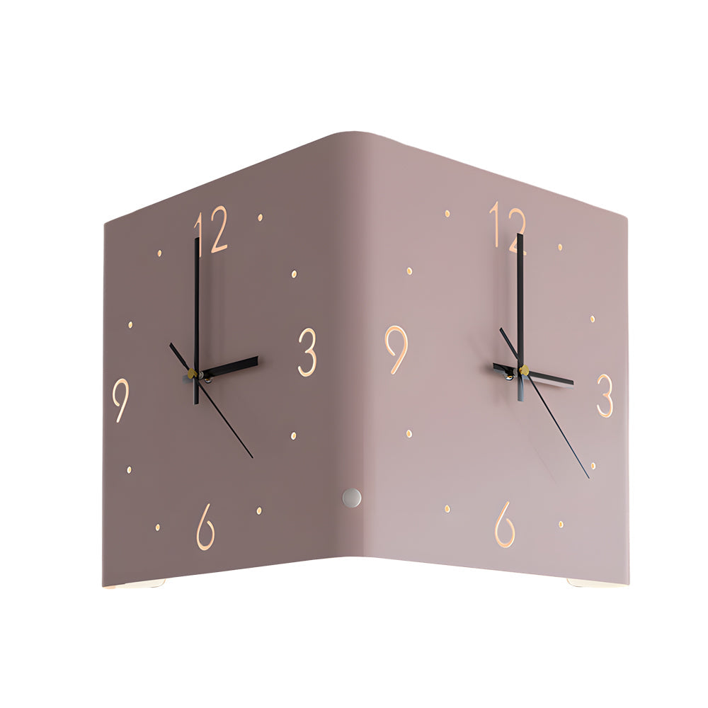 Backlit Wall Clock Lamp, Motion Sensor LED Night Light