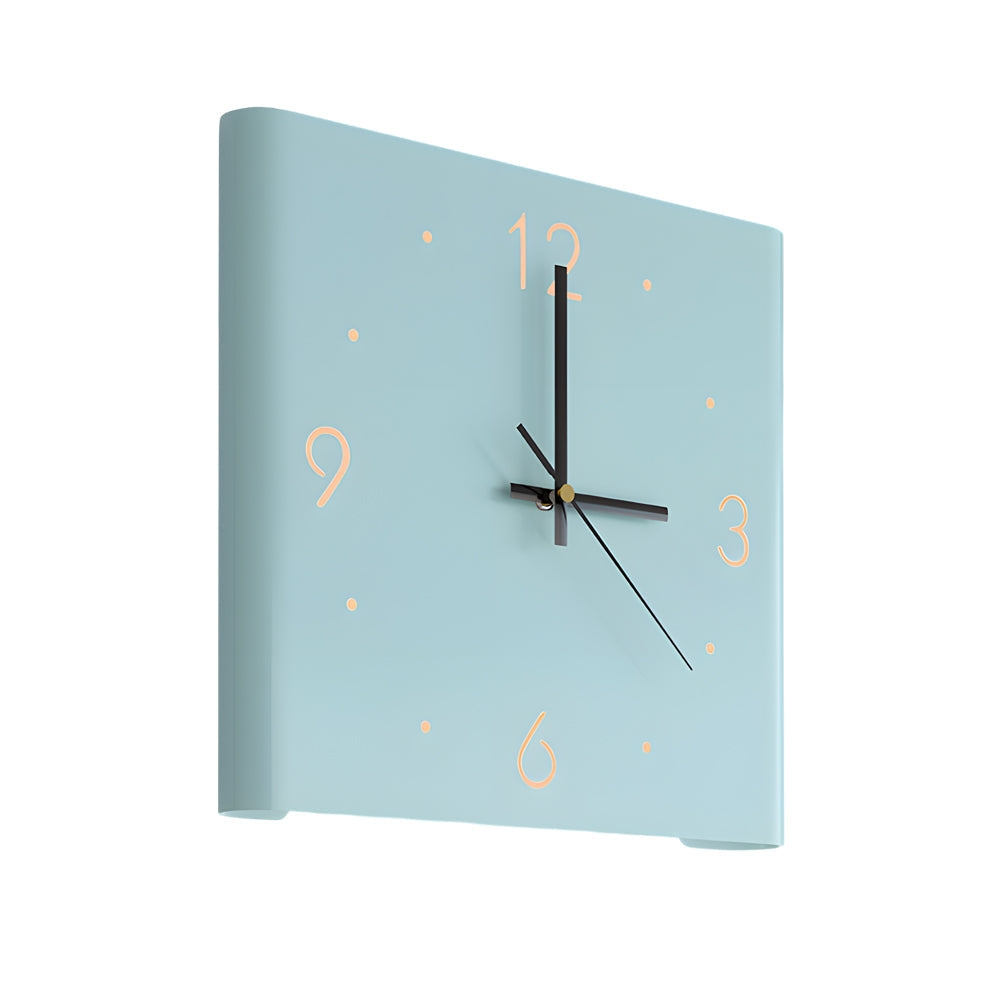 Backlit Wall Clock Lamp, Motion Sensor LED Night Light