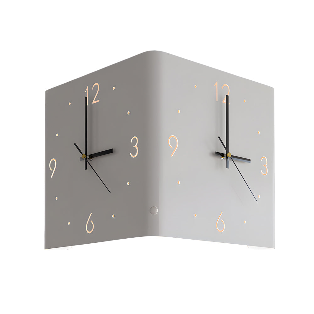 Backlit Wall Clock Lamp, Motion Sensor LED Night Light