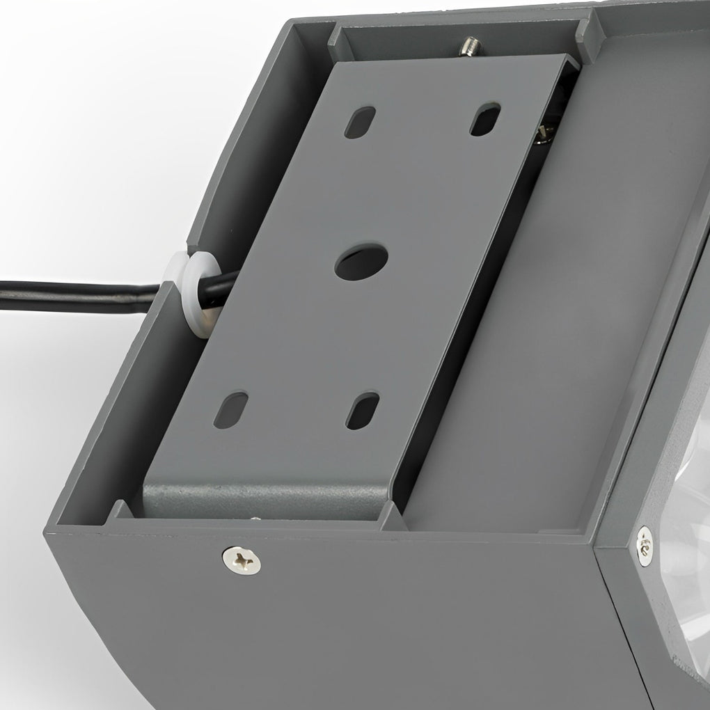 Facade Spot Light, Outdoor LED Wall Light, Gray, Waterproof