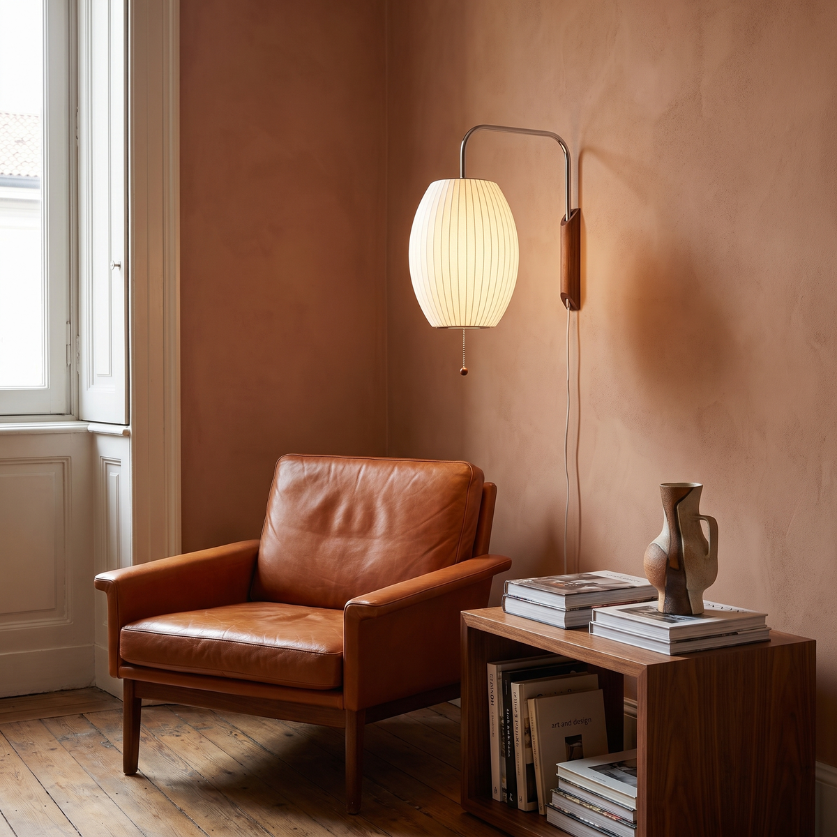 Plug-in Bubble Wall Sconce in an elegant Italian interior