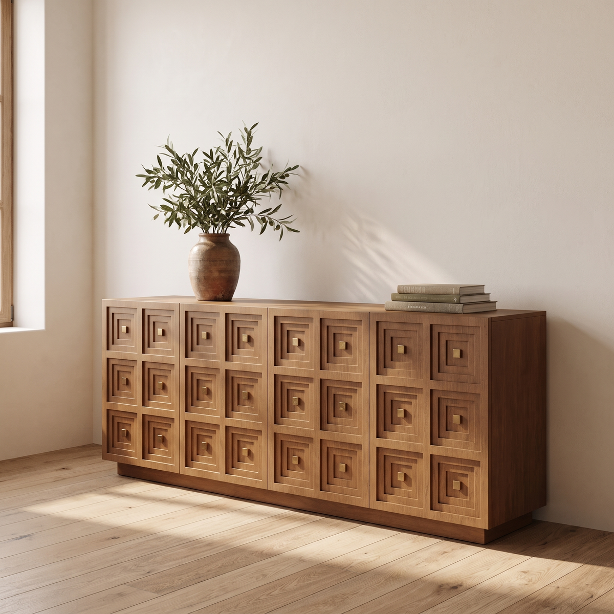 Hanson Sideboard in a warm Italian interior