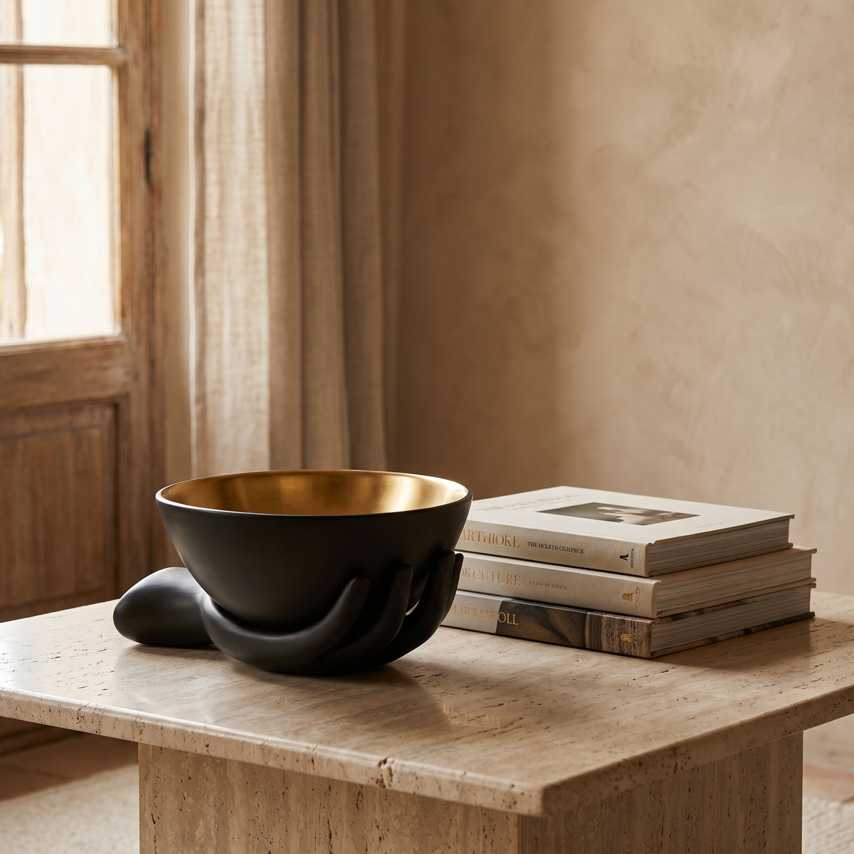 Eve Accent Bowl in a warm Italian interior