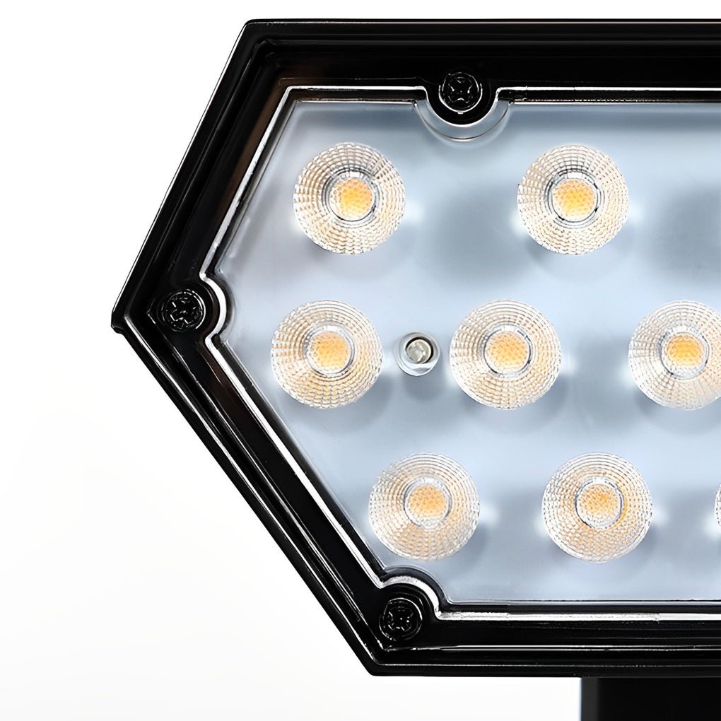 Solar Garden Spotlight, Adjustable Ground Spike Lawn Light