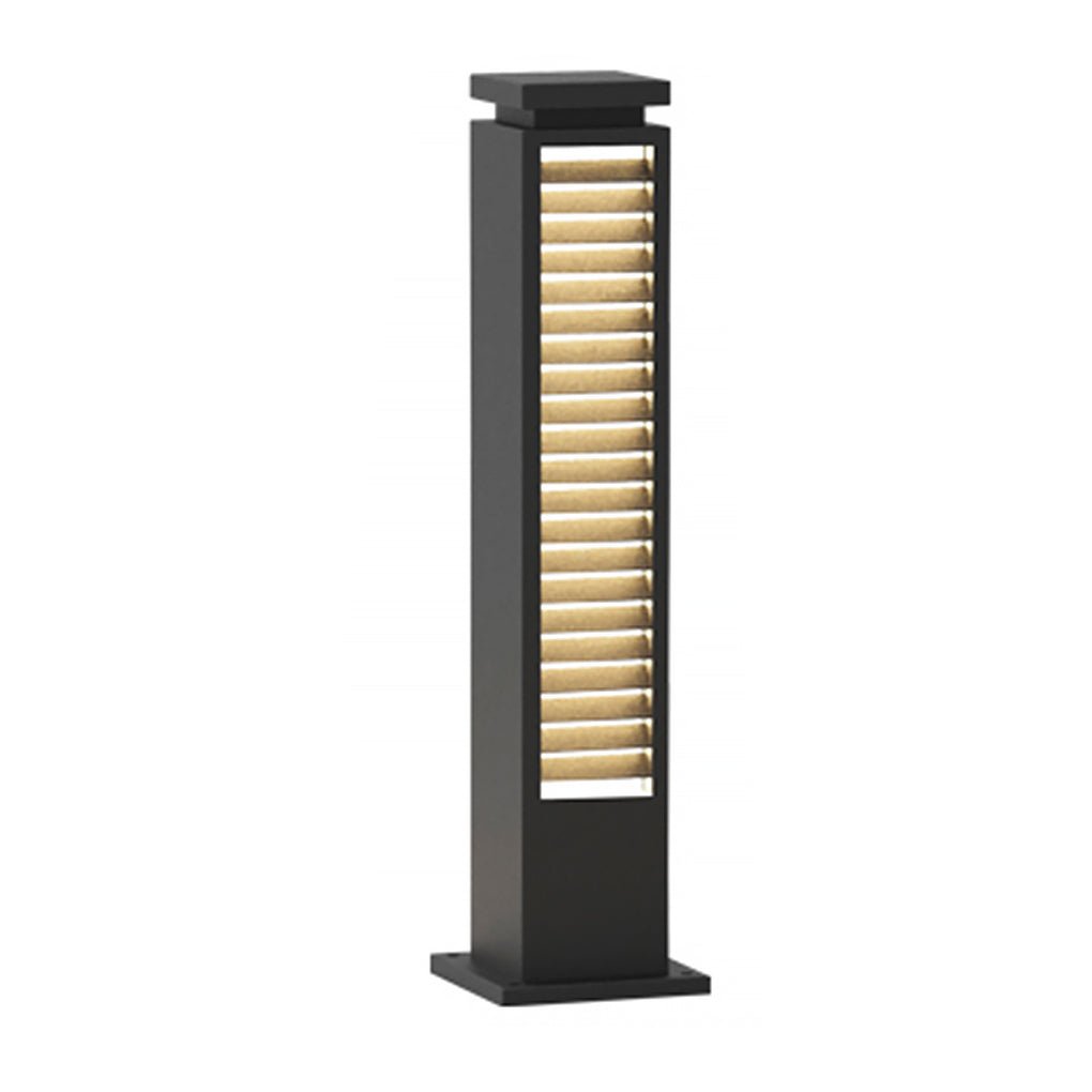 Post Cap Light, Square Solar or Hardwired Pillar Lantern
