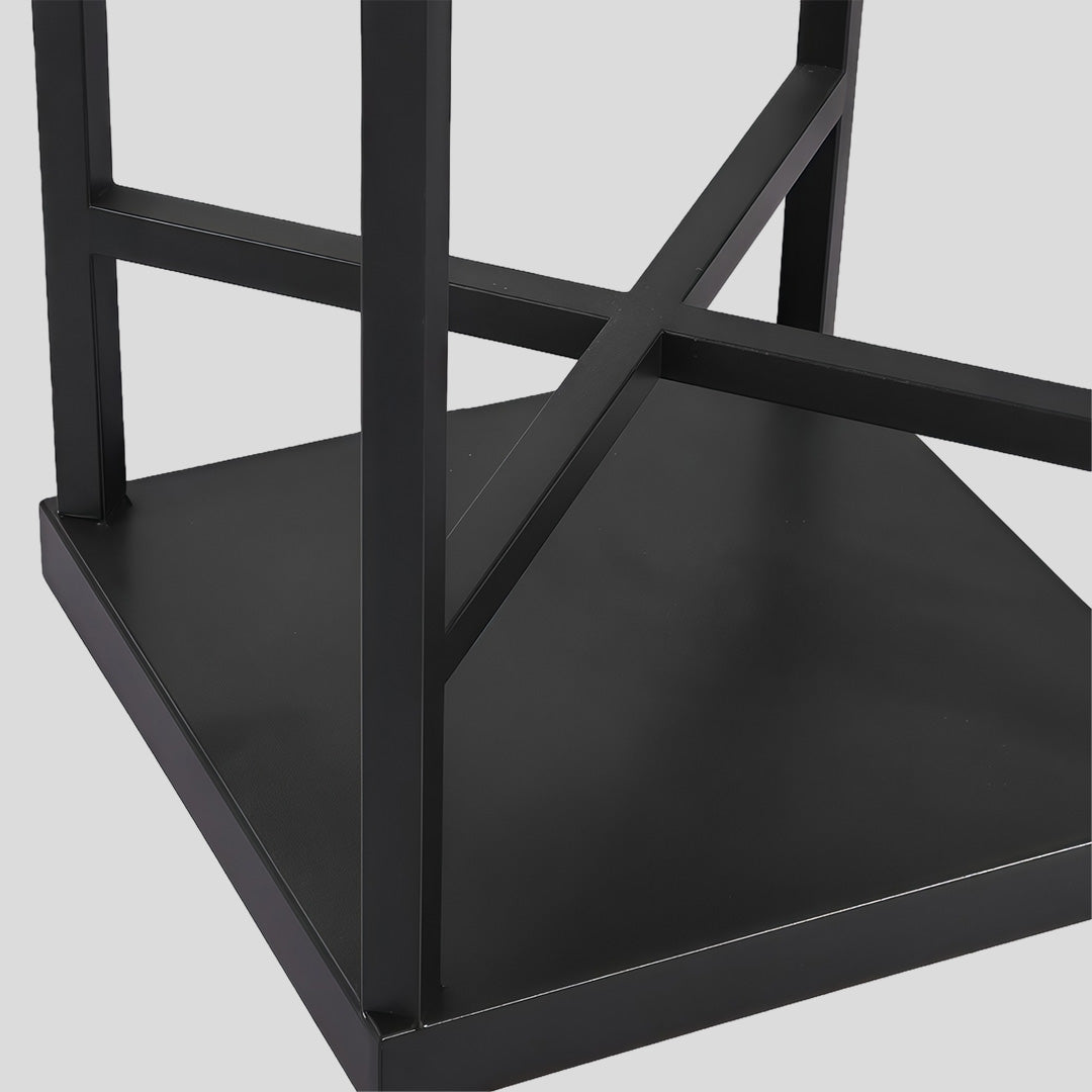 Outdoor Floor Lantern, Solar or Hardwired Standing Light