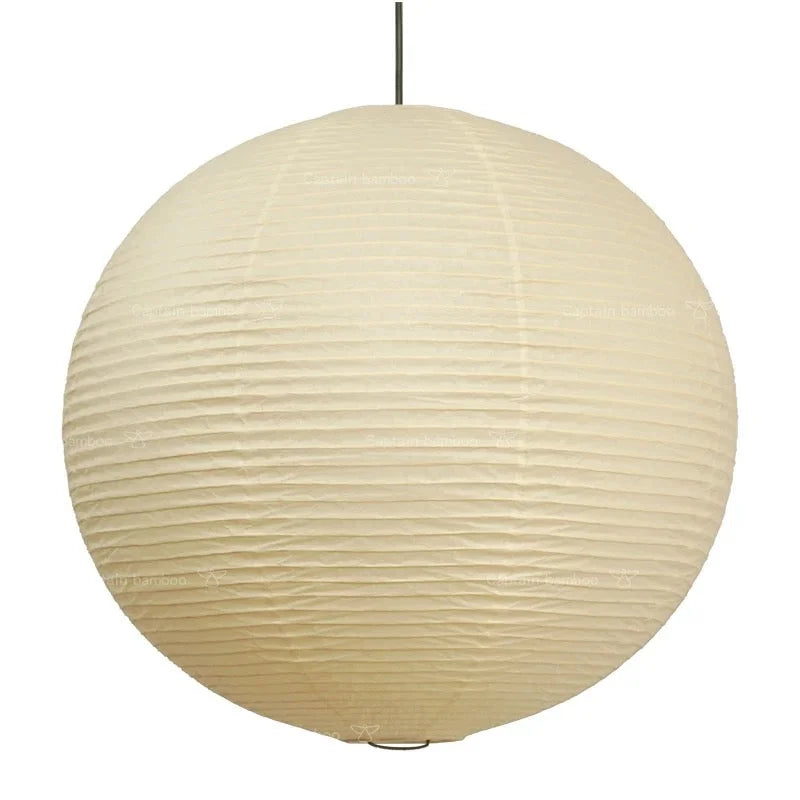 Round Rice Paper Lantern Pendant Light, 11.8 to 55 Inch