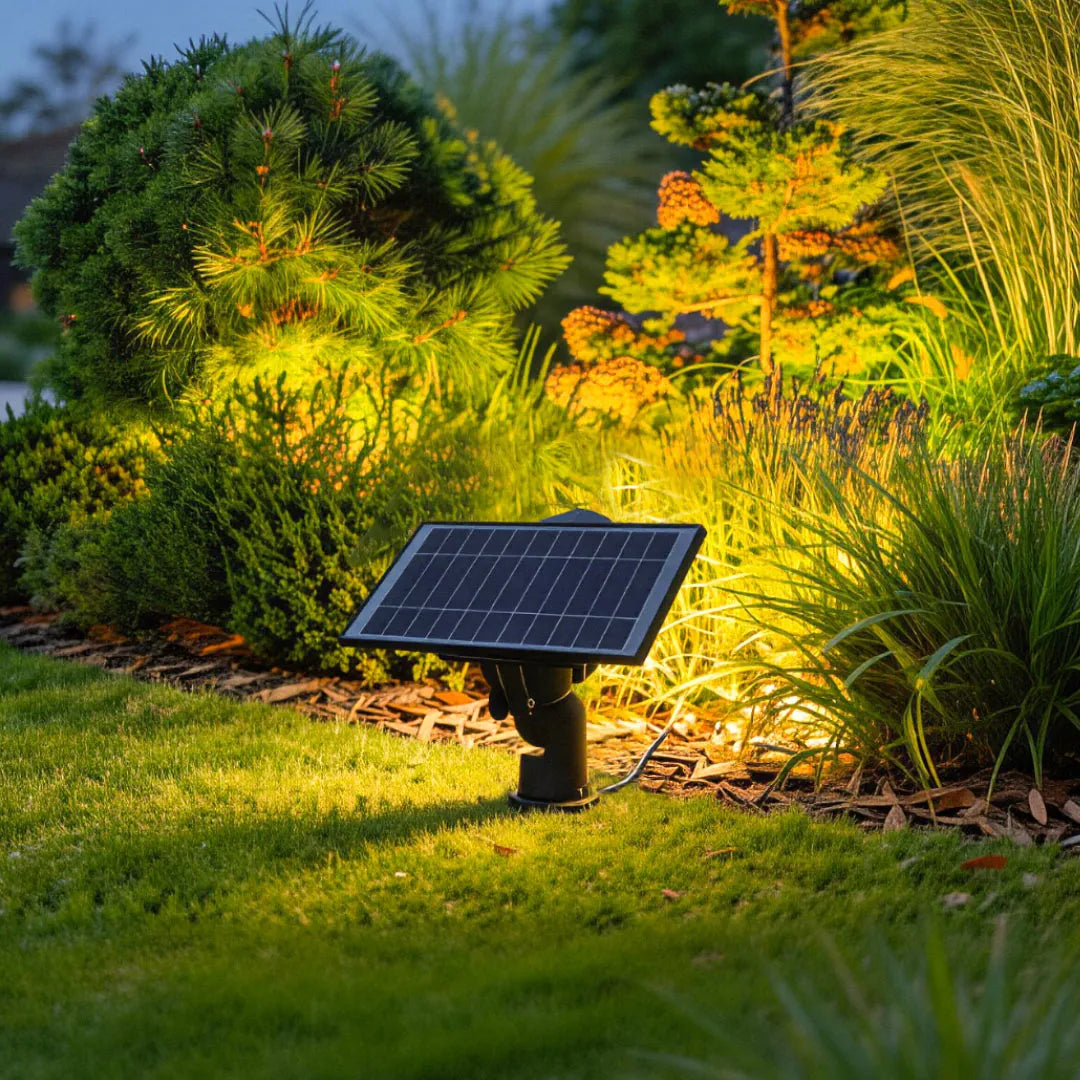Solar Tree Uplight, Aluminium Landscape Spot Light