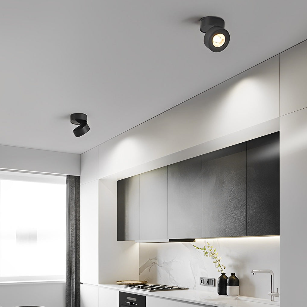 Adjustable Surface Spotlight, Foldable LED Ceiling Light