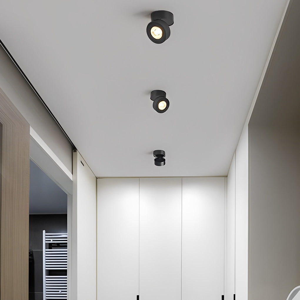 Adjustable Surface Spotlight, Foldable LED Ceiling Light