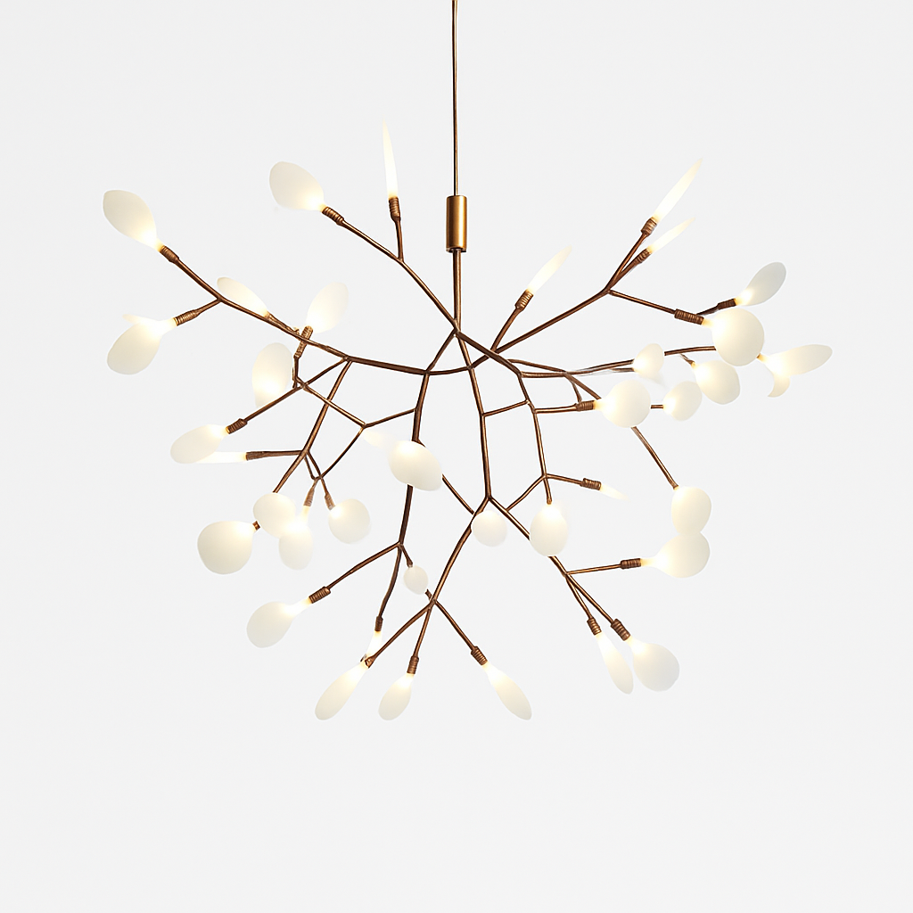 Modern LED Branch Pendant Chandelier — Casa Milano Designer Sputnik Light for Dining Room & Foyer