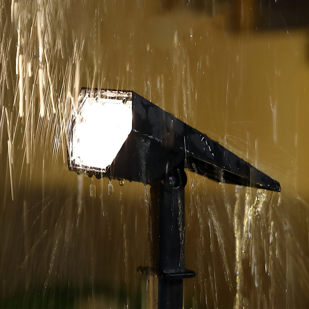 Solar Garden Spotlight, Adjustable Ground Spike Lawn Light
