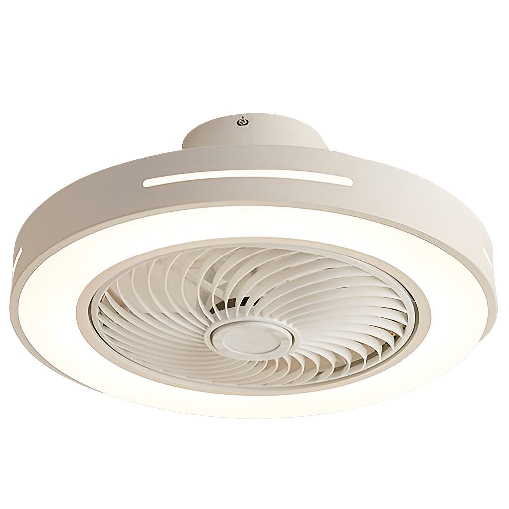 Bauhaus Ceiling Fan with Light, Colorful Flush Mount Fan