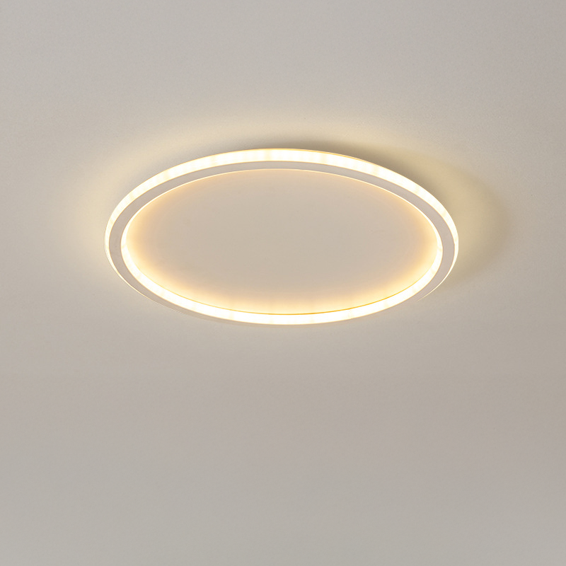 Round LED Ceiling Light, Scandinavian Dimmable Flush Mount