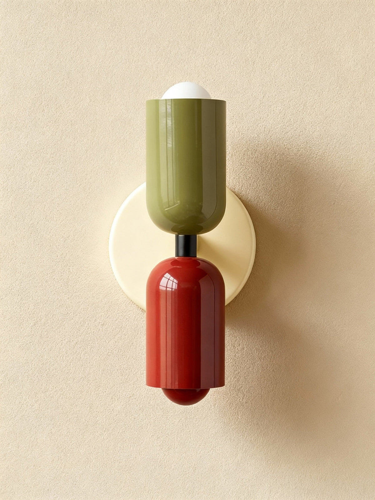Bauhaus Double Wall Sconce, colorful Bauhaus wall lamp - view 48