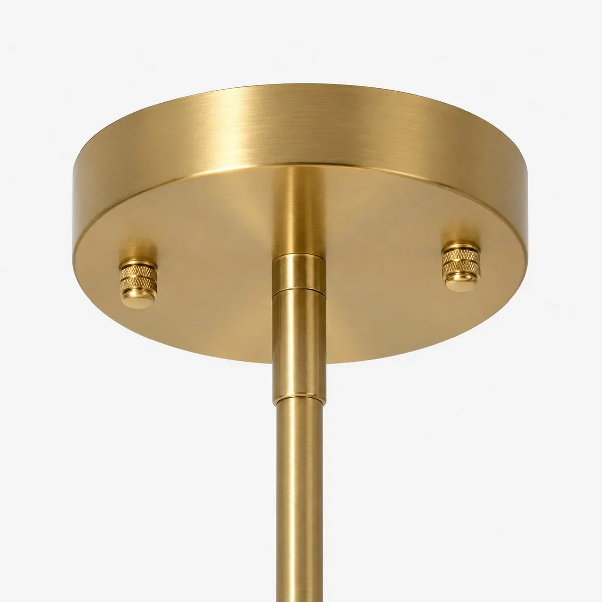 Milk Glass Pendant Light, 15 in Antique Brass Kitchen Light