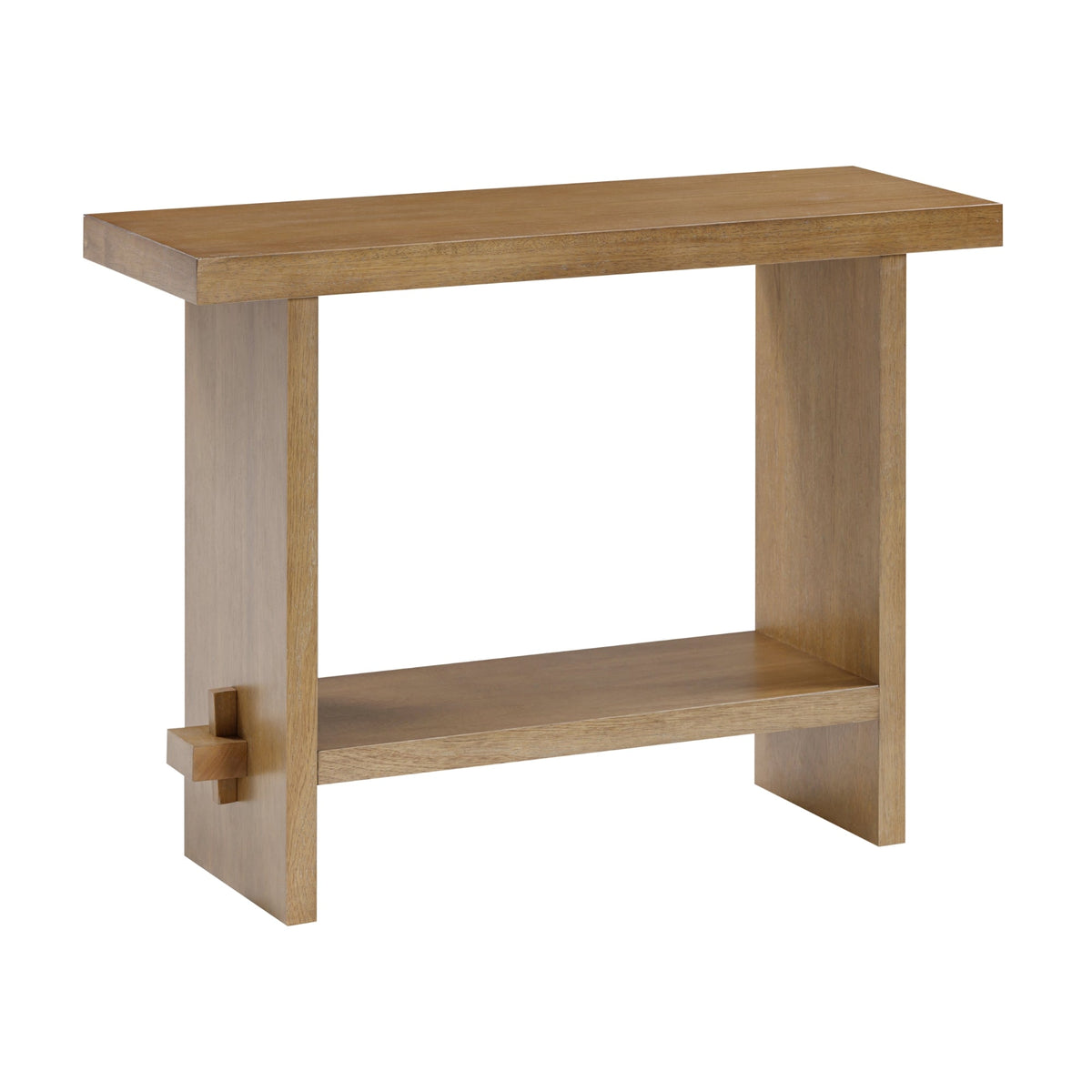 Rustic Wood Console Table, Light Brown Entryway Table