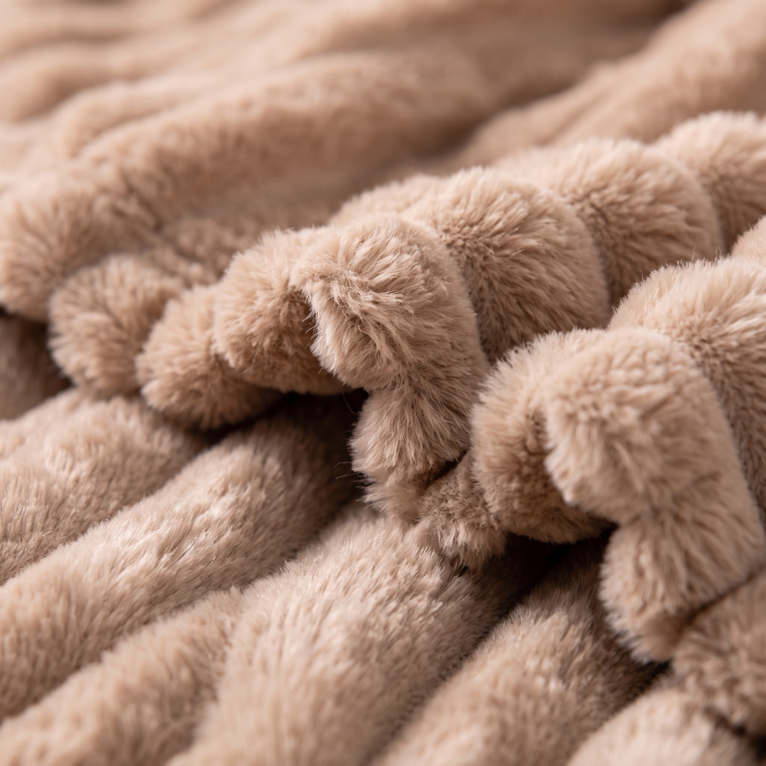 Soft Fleece Bed Blanket, Throw to Cal King in 8 Colors