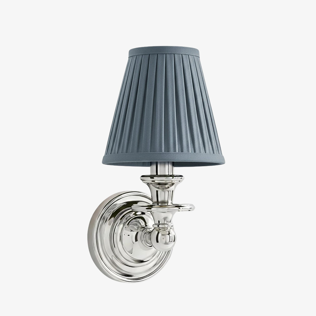 Linen Drum Shade Wall Sconce, Farmhouse Bedroom Wall Lamp