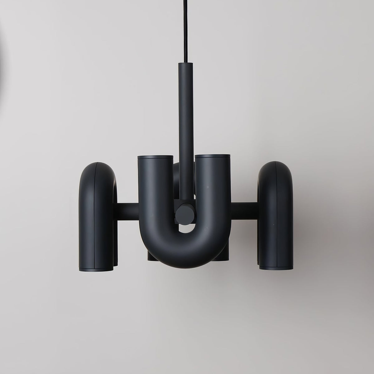 Bauhaus LED Chandelier, Colorful Modular U-Shape Heads