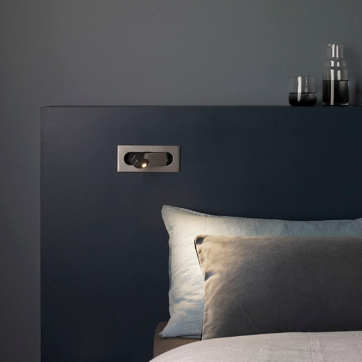 Bedside Reading Light, Pop-Out LED Wall Lamp, Hidden Switch