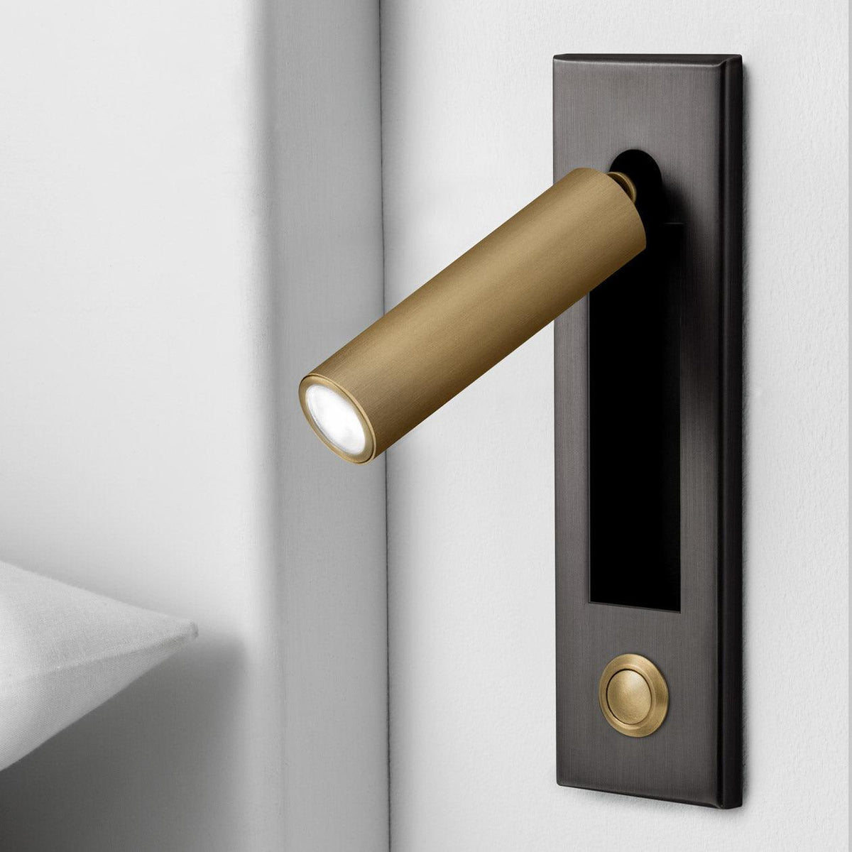 Luxury LED Reading Wall Sconce, Modern Bedside Wall Light