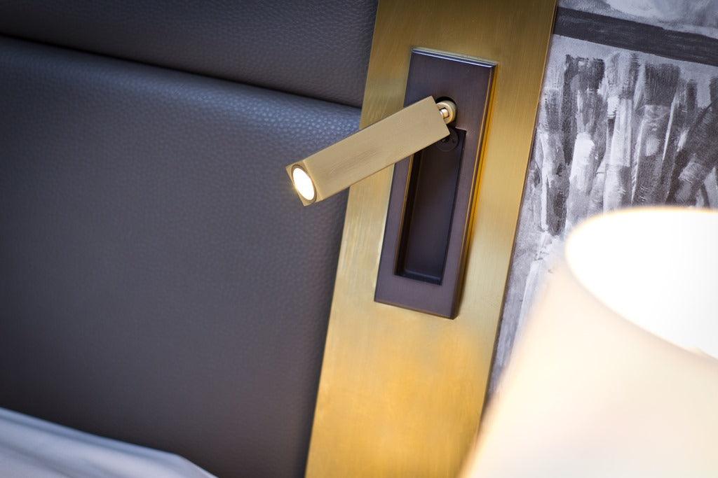 Luxury LED Reading Wall Sconce, Modern Bedside Wall Light