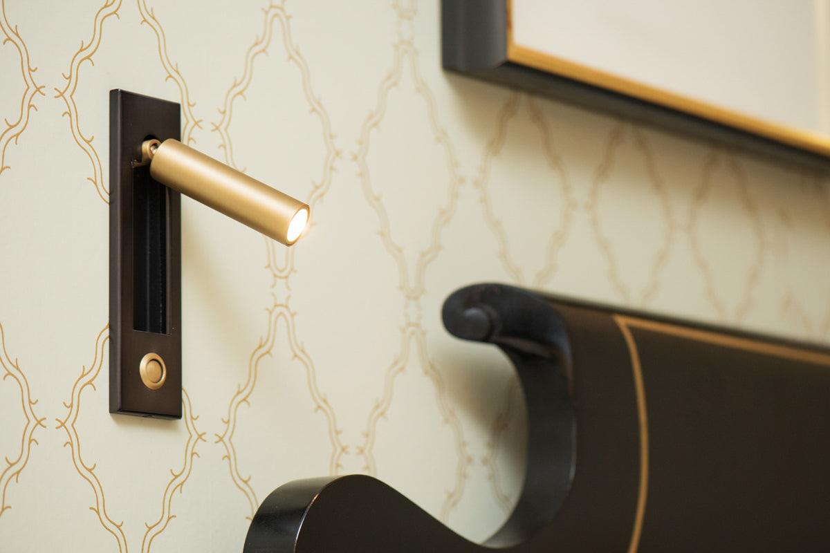 Luxury LED Reading Wall Sconce, Modern Bedside Wall Light