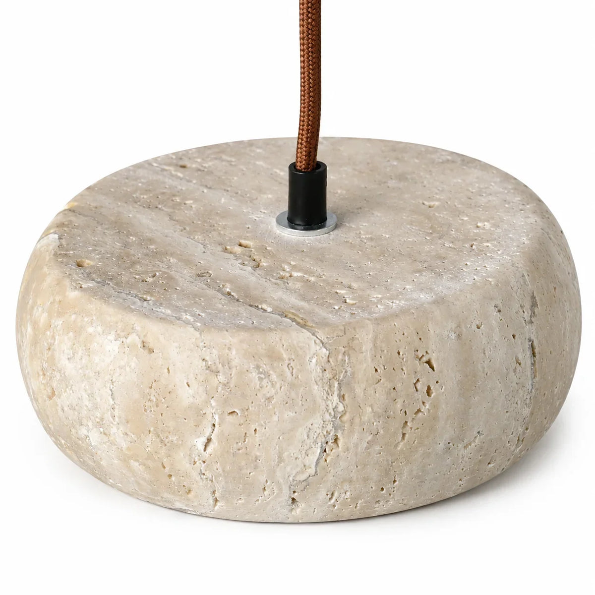 Travertine Pendant Light, Natural Stone 1, 2 or 3 Light