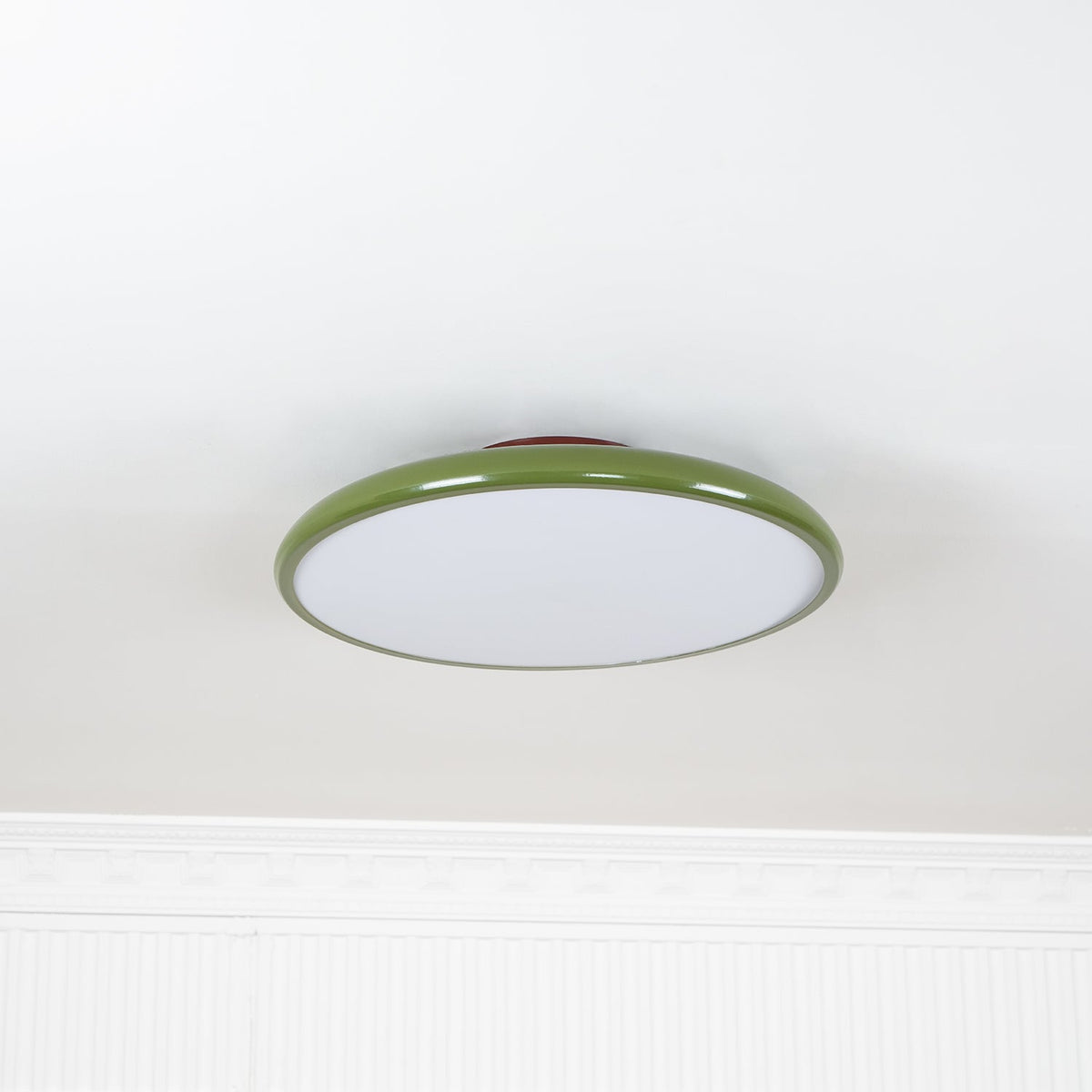 Bauhaus Swivel Arm Ceiling Light, Dimmable LED Disc Lamp